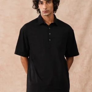 WROGN Men Oversized Fit Solid Casual Shirt